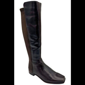 Vince Camuto Tall Shaft Leather Boots Librina Root Beer - Medium